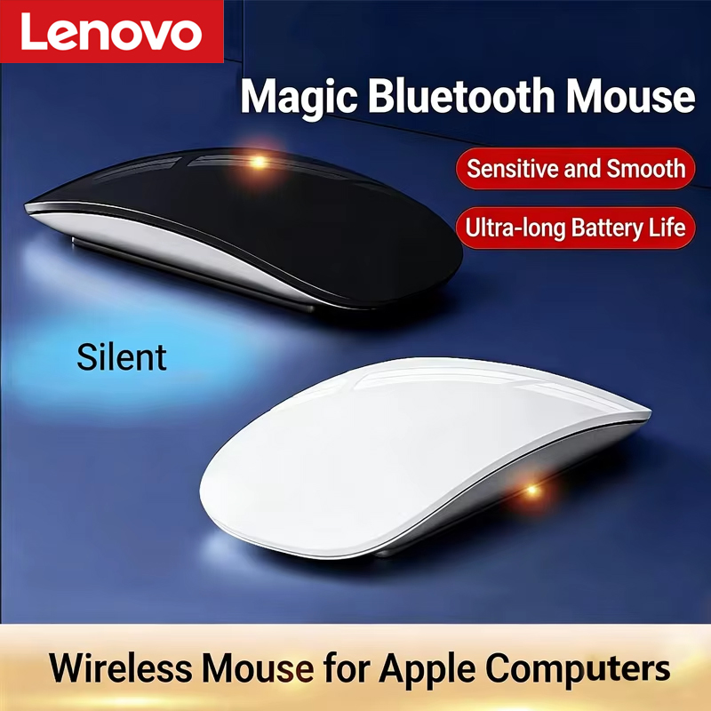 Pc Gaming Lenovo - Lenovo draadloze Bluetooth-muis Multi-Touch Ergonomische stille