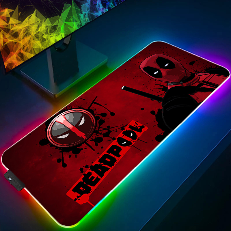 Pc Gaming Essentials - LED-muismat Gaming Backlight Lock Edge Anime-accessoires