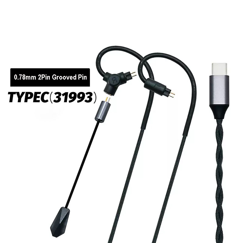 Gaming Headset - 0.78 QDC MMCX Gaming Oordopjes Kabel