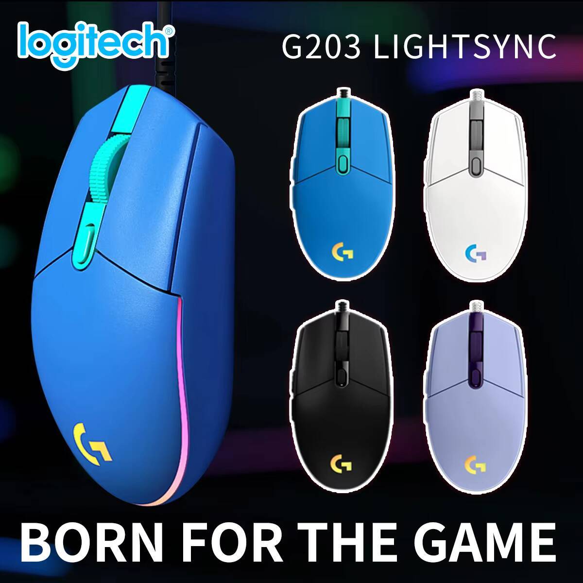 Logitech G203 LIGHTSYNC Gaming - Pc Gaming Logitech recensie en prijs