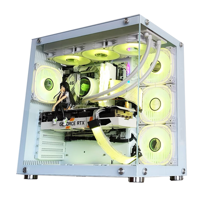 Fabrieksnieuwe witte computerk - Pc Gaming White recensie en prijs