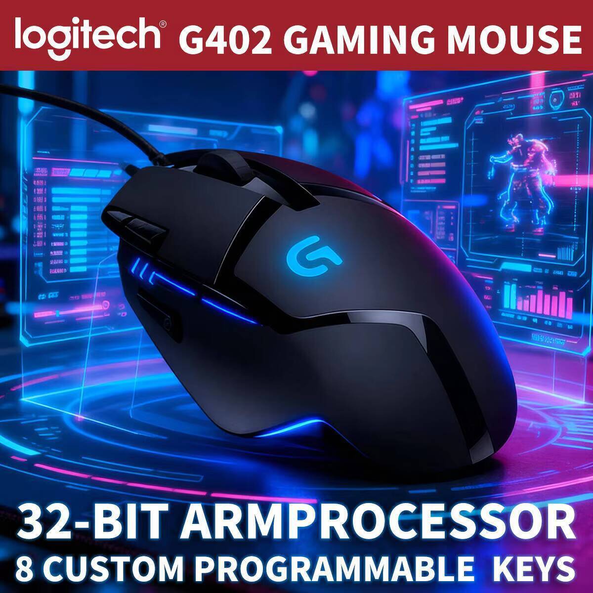 Logitech G402 Gaming Mouse Fus - Pc Gaming Logitech recensie en prijs