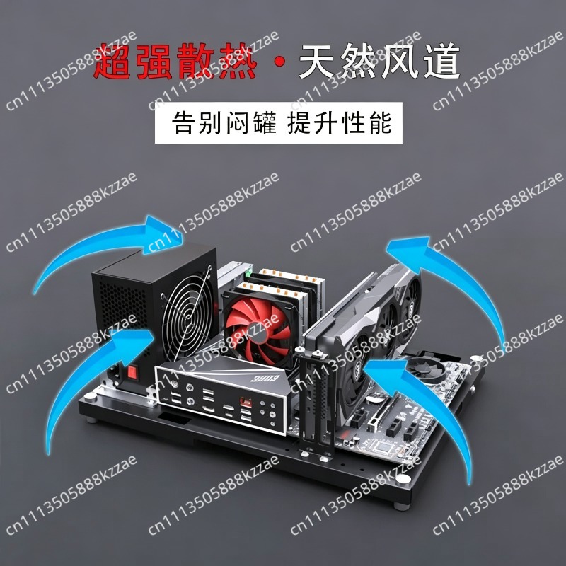 PC-test Open chassis Rackbank  - Pc Gaming Test recensie en prijs